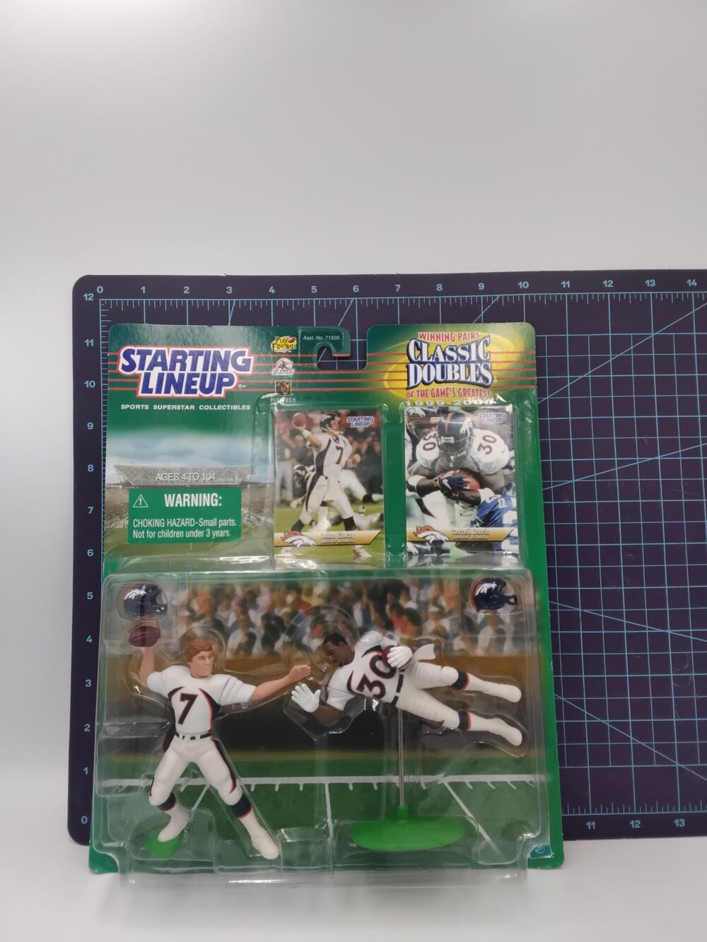 1999 John Elway & Terrell Davis Denver Broncos Starting Lineup Classic Doubles